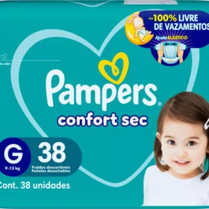 Kit c/04 und - FRALDA PAMPERS CONFORT SEC MEGA G 38UN
