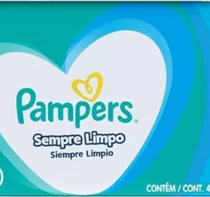 LENÇO UMEDECIDO PAMPERS 48UN SEMPRE LIMPO