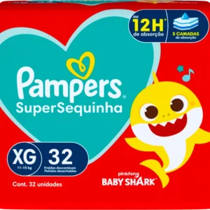 Kit c/04 und - FRALDA PAMPERS SUPERSEQUINHA XG 32UN