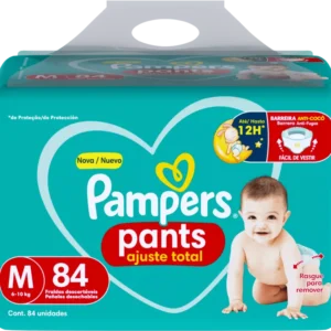 Kit c/02 und - FRALDA PAMPERS PANTS TOP M 84UN