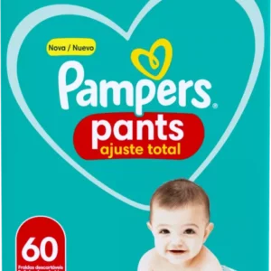 Kit c/02 und - FRALDA PAMPERS PANTS HIPER M 60UN