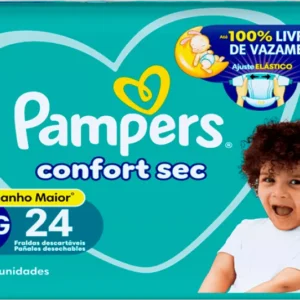 Kit c/08 und - FRALDA PAMPERS CONFORT SEC MEGA XXXG 24UN