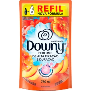 Kit c/04 und - AMACIANTE DOWNY 0750ML VERÃO TROPICAL REFIL