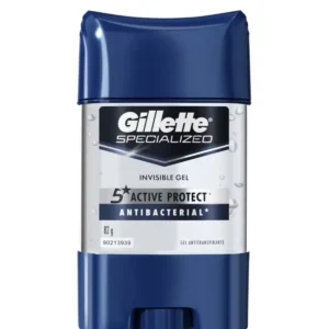 KIT c/08 und - DESODORANTE GILLETTE CLEAR GEL STICK 82G ANTIBACTERIAL