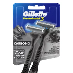 KIT c/08 und - APARELHO DE BARBEAR PRESTOBARBA 3 CARBONO 2UN