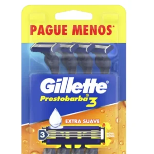 KIT c/12 und - APARELHO DE BARBEAR PRESTOBARBA 3 PB EXTRA SUAVE 4UN