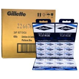 Lâmina Gillette Platinum Caixa Fechada 24 Cartelas C/100 Unid