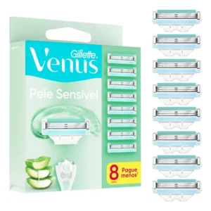 Kit c/06 cx - CARGA VENUS 3 PELE SENSíVEL 8UN