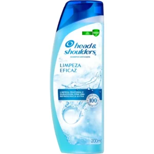 Kit c/06 und - SHAMPOO HEAD & SHOULDERS 200ML ANTICASPA LIMPEZA EFICAZ
