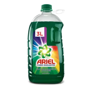 Kit c/04 und - Sabão Líquido Diluído Cores Radiantes 3 Litros Ariel