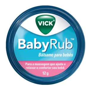 Kit c/06 und - Pomada Calmante para Bebês Vick BabyRub 12g