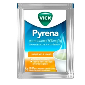 Kit c/12 und - Vick Pyrena Sabor Canela e Maçã Envelope 5g